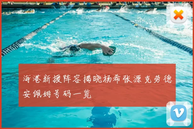 海港新援阵容揭晓杨希张源克劳德安佩姆号码一览