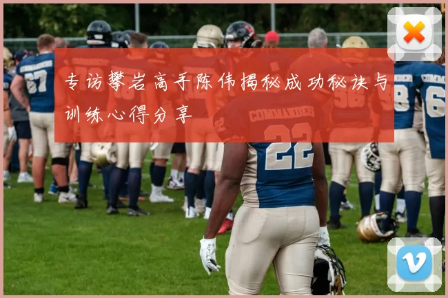 专访攀岩高手陈伟揭秘成功秘诀与训练心得分享