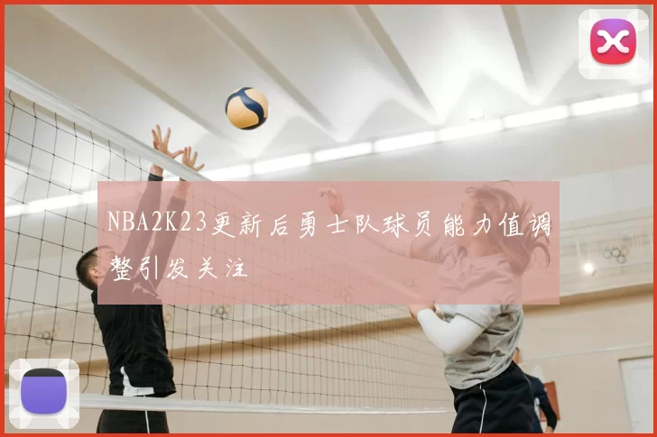 NBA2K23更新后勇士队球员能力值调整引发关注