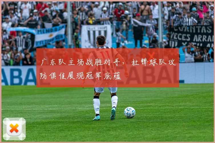 广东队主场战胜对手，杜锋球队攻防俱佳展现冠军底蕴